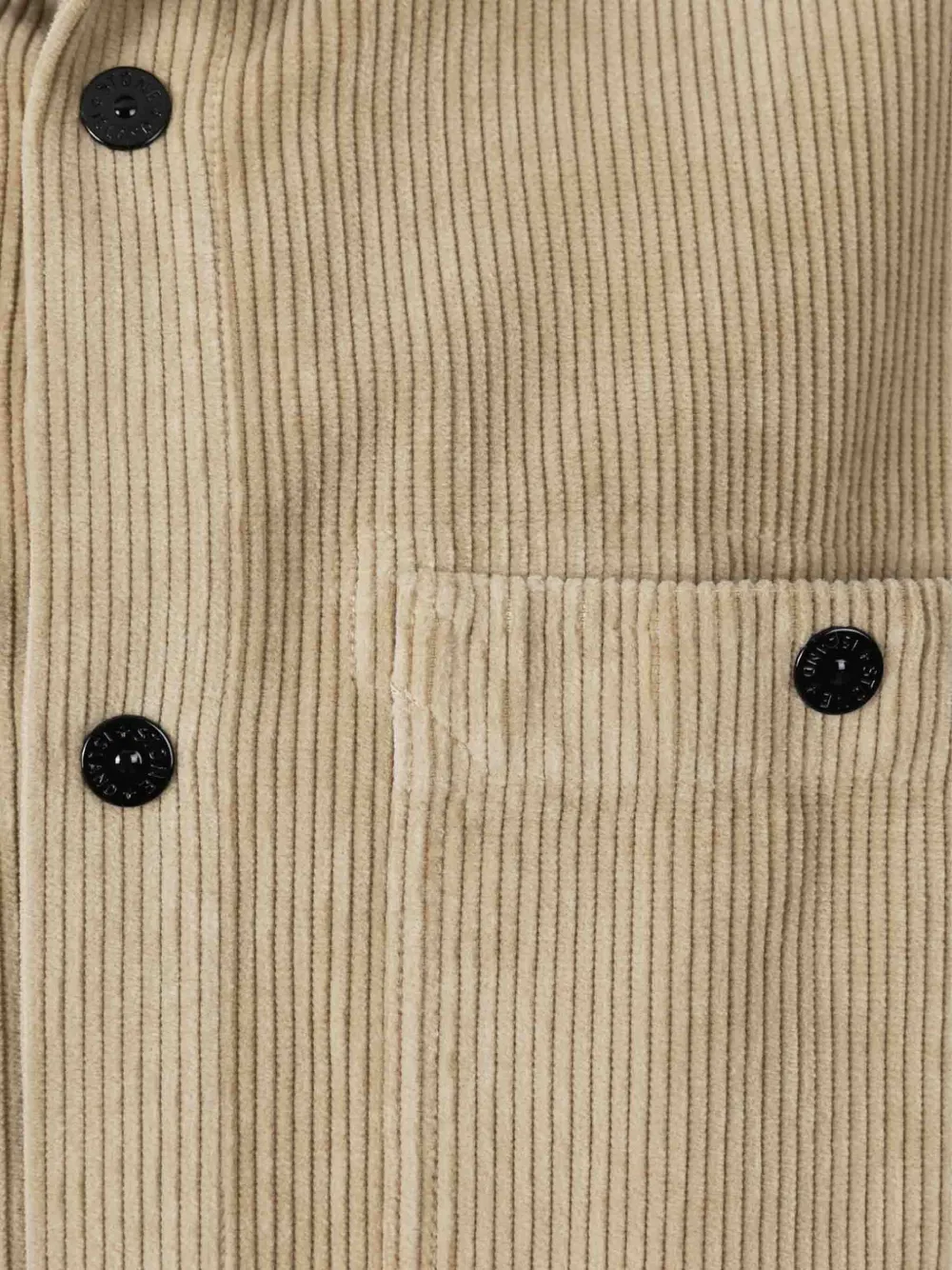 Вельветовая рубашка с накладными карманами Stone Island, коричневый — фото 3
