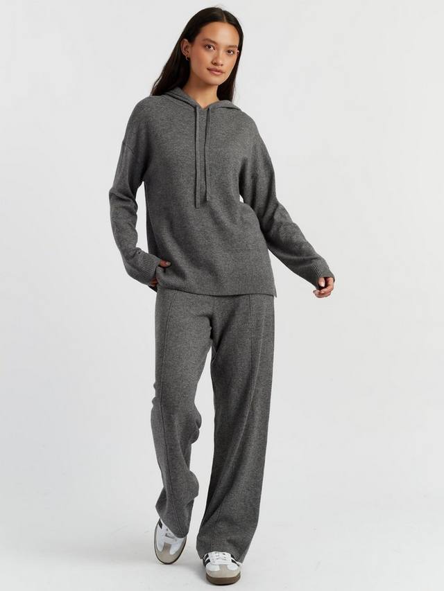 

Базовый расслабленный худи из смеси шерсти и кашемира Chinti & Parker, Grey