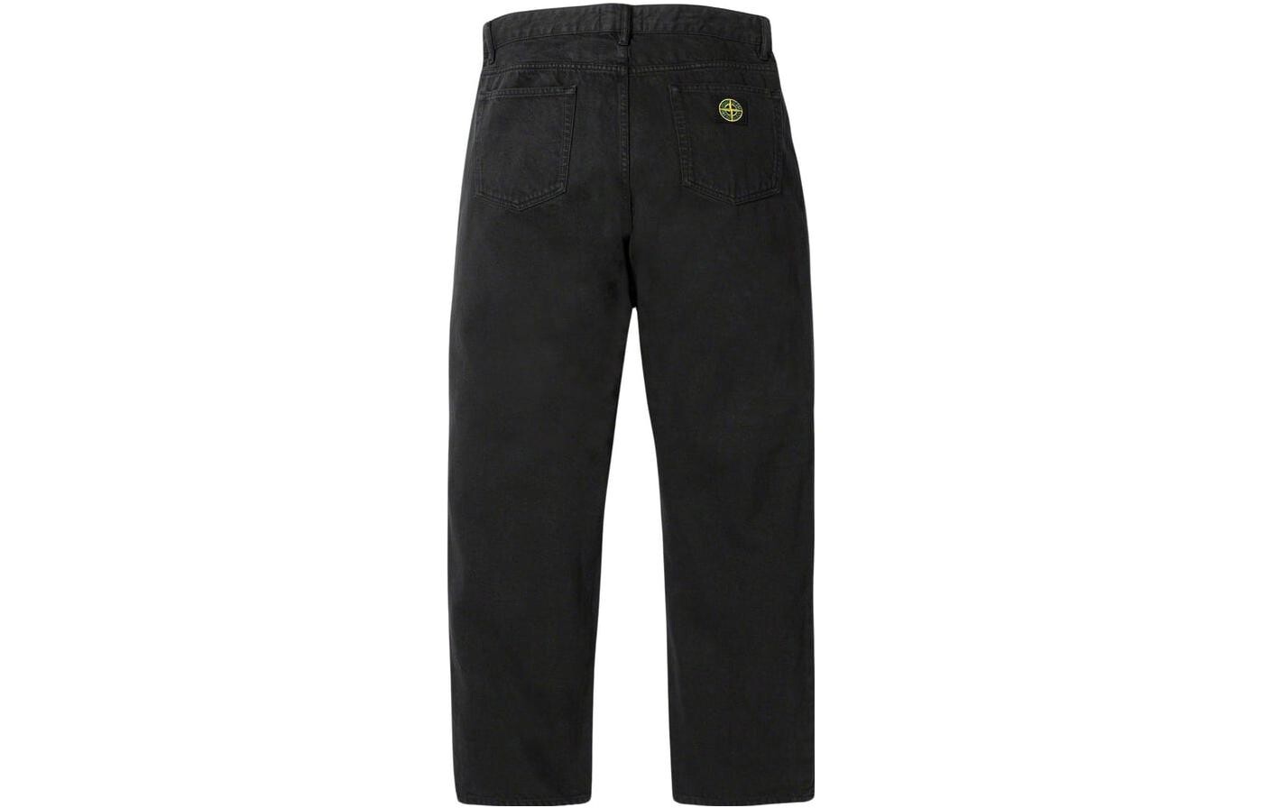 Stone Island X STONE ISLAND FW23 Совместные джинсы унисекс Supreme, серый — фото 4