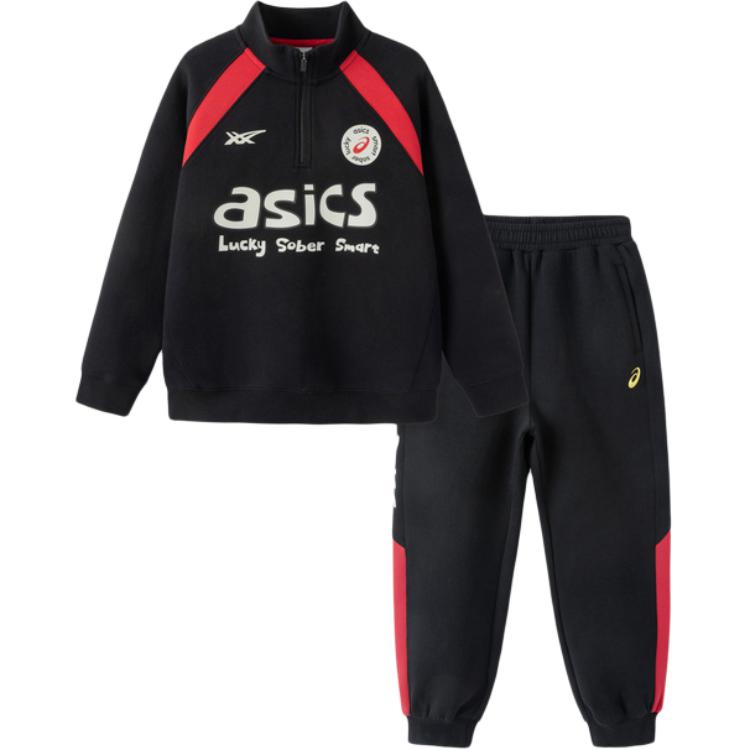 

YISHUJIA повседневная спортивная одежда городской легкий тренд kids' ASICS, черный