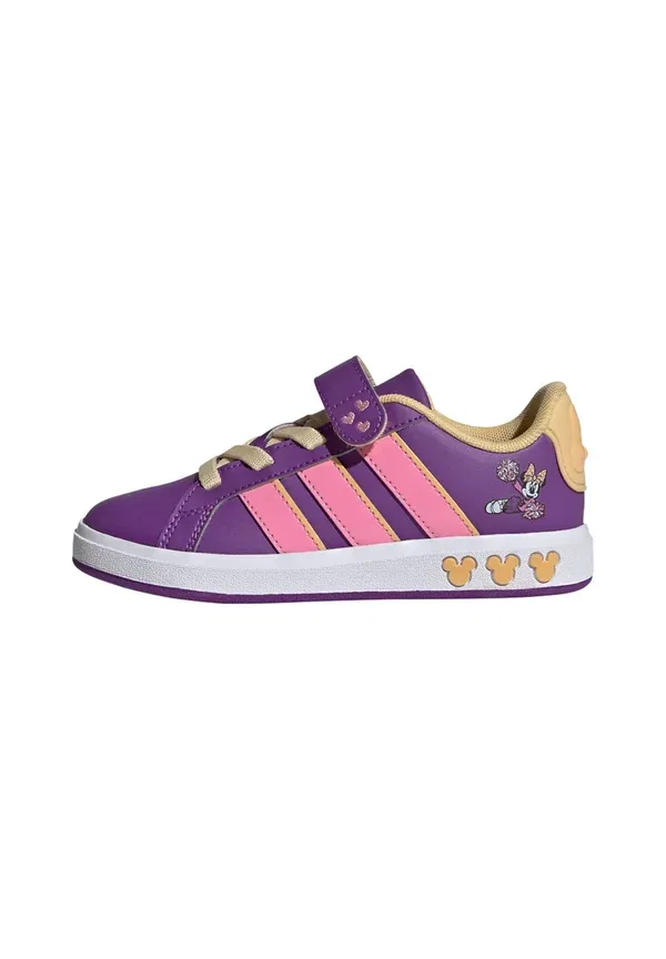 Кроссовки для ходьбы Grand Court Minnie El K Walking Trainers Adidas Performance, активный фиолетовый/тропический цветение/белый