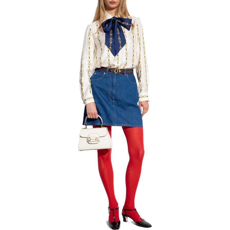 Юбка джинсовая Gucci, синий — фото 2