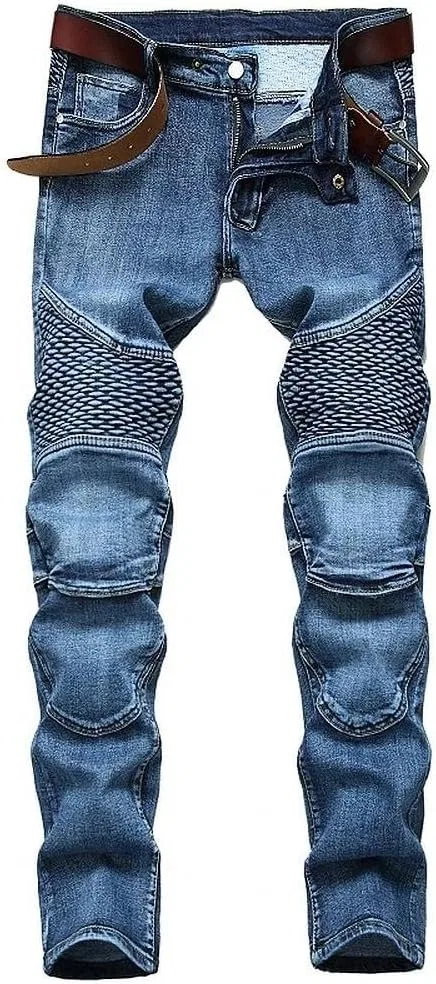 Джинсы прямые, молния, Light Blue
