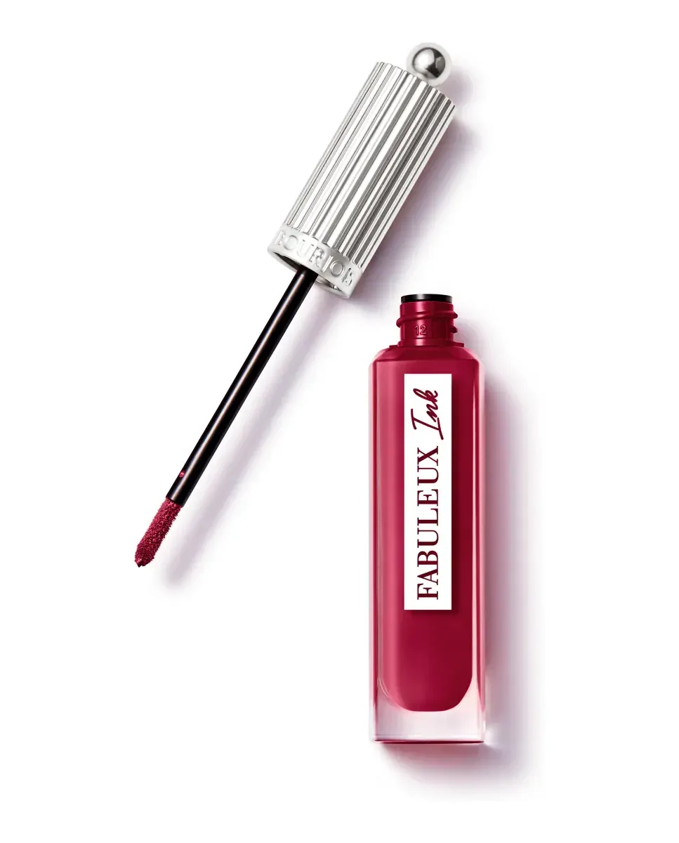 Жидкая губная помада Fabuleux Ink с сатиновым финишем Bourjois, 07 Raisin To Live — фото 2