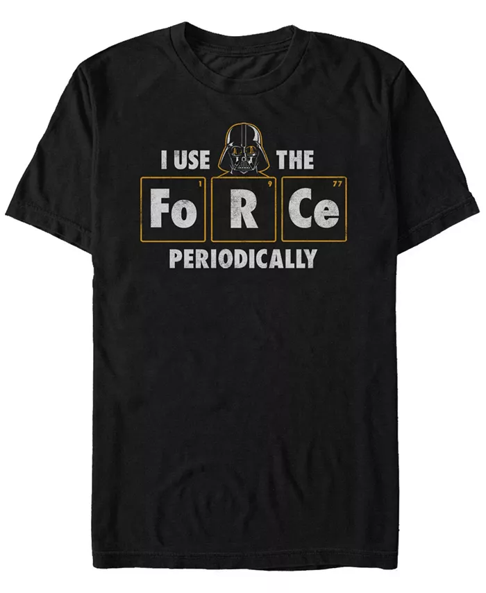 

Футболка мужская Star Wars Classic Darth Vader I Use The Force Periodically с коротким рукавом Fifth Sun, черный