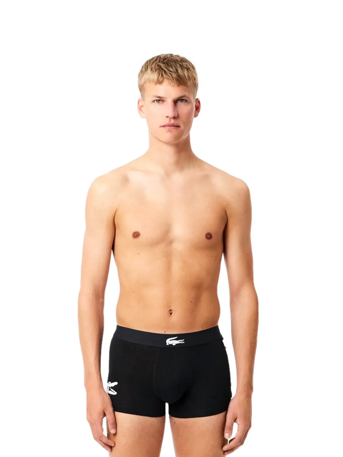 Боксеры Lacoste, Mottled Black — фото 2