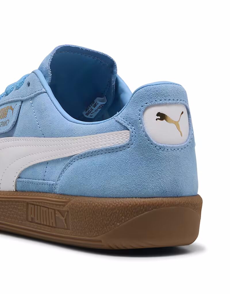 Кроссовки PUMA Palermo нежно-голубого цвета — фото 3