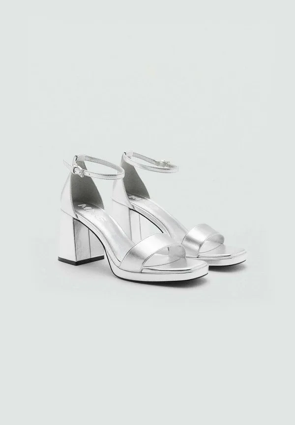 Подростковые сандалии Mango Kids, Silver-Coloured — фото 2