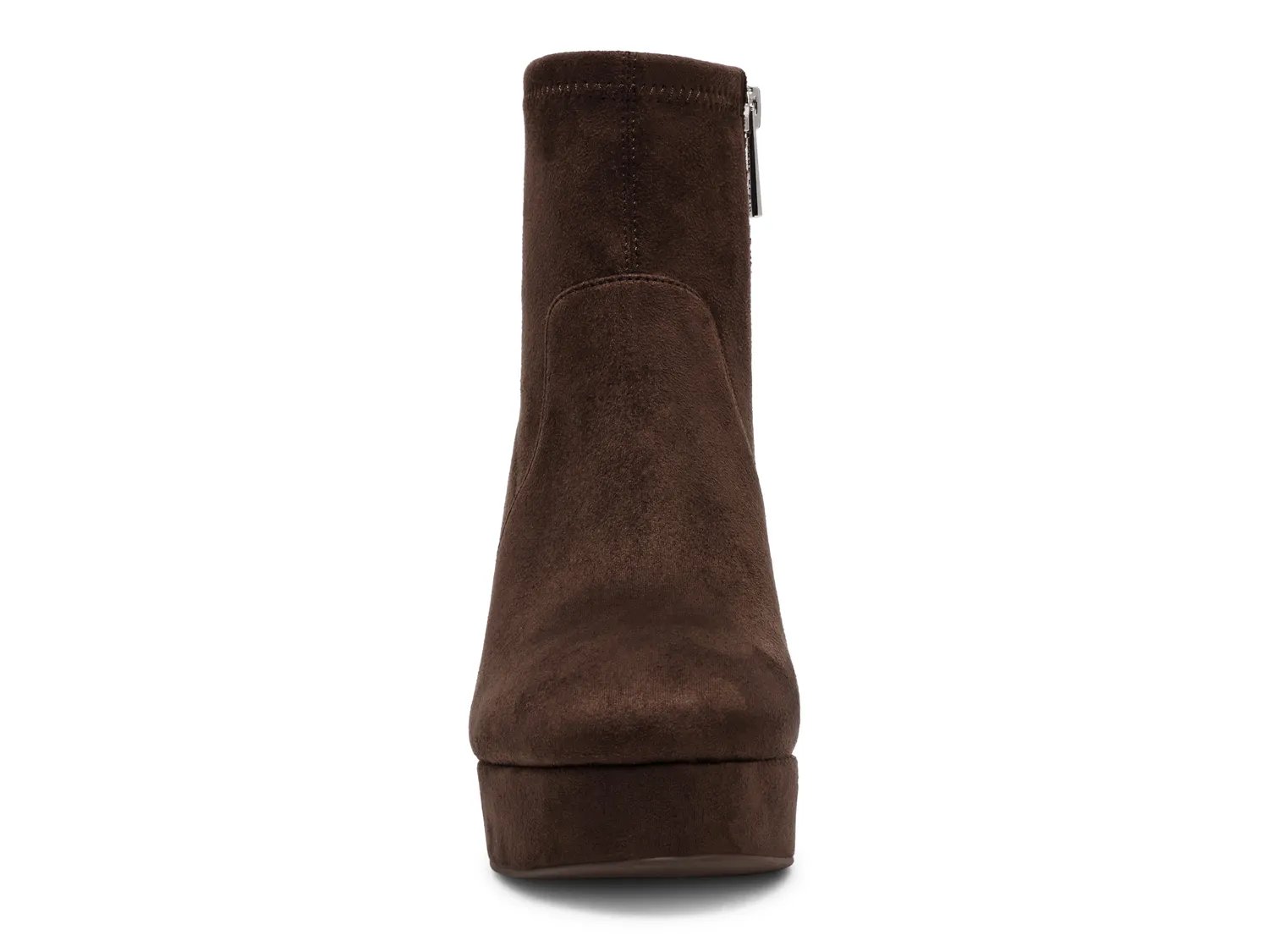 Ботинки Anne Klein Volt Platform Bootie, Dark Brown Faux Suede — фото 2