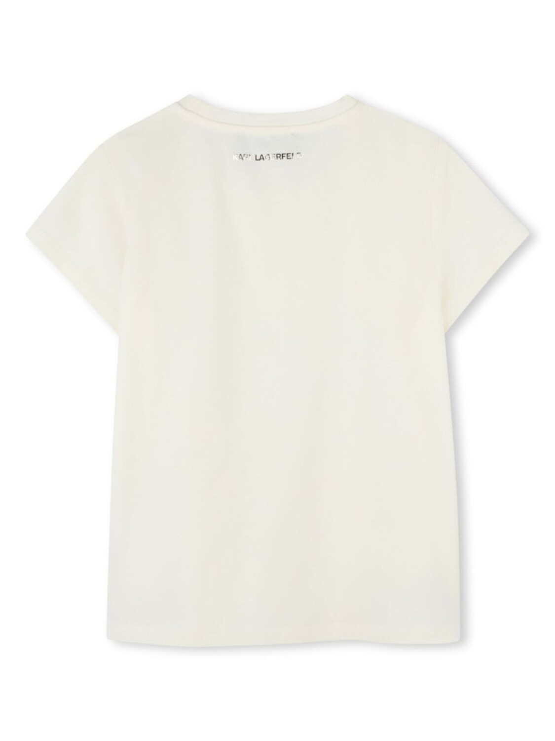 Karl Lagerfeld Kids футболка с графичным принтом, белый — фото 2