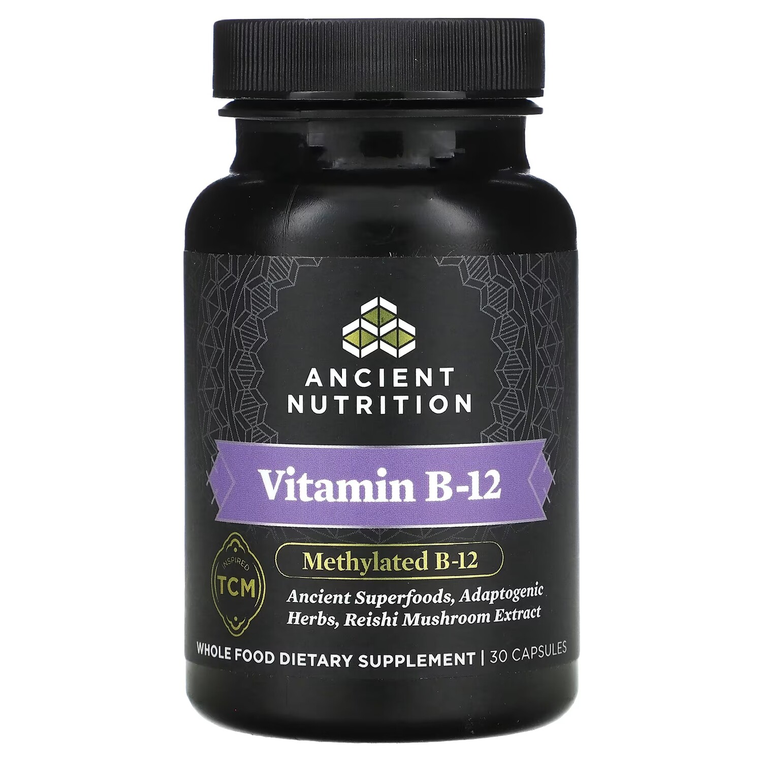 

Витамин B-12 Ancient Nutrition, 30 капсул