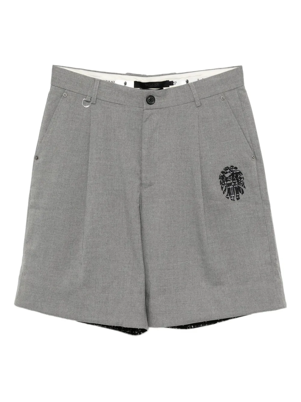 

Шорты с вышитым логотипом BAPE BLACK *A BATHING APE, серый