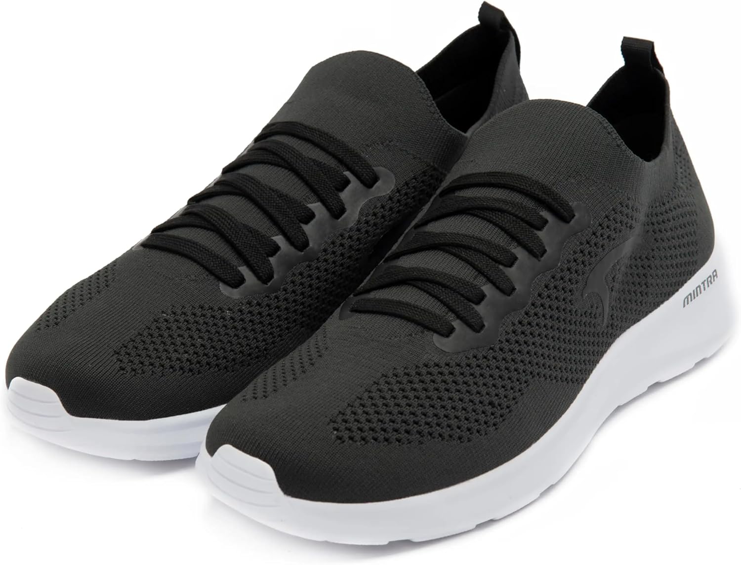 

Кроссовки Mintra Sports CAI Wire для мужчин, шнуровка, слипоны для ходьбы, бега, повседневной носки, путешествий, спортзала, вязаный верх, легкие кроссовки, дышащие и противоскользящие, черные/кислотно-лаймовые Mintra Office