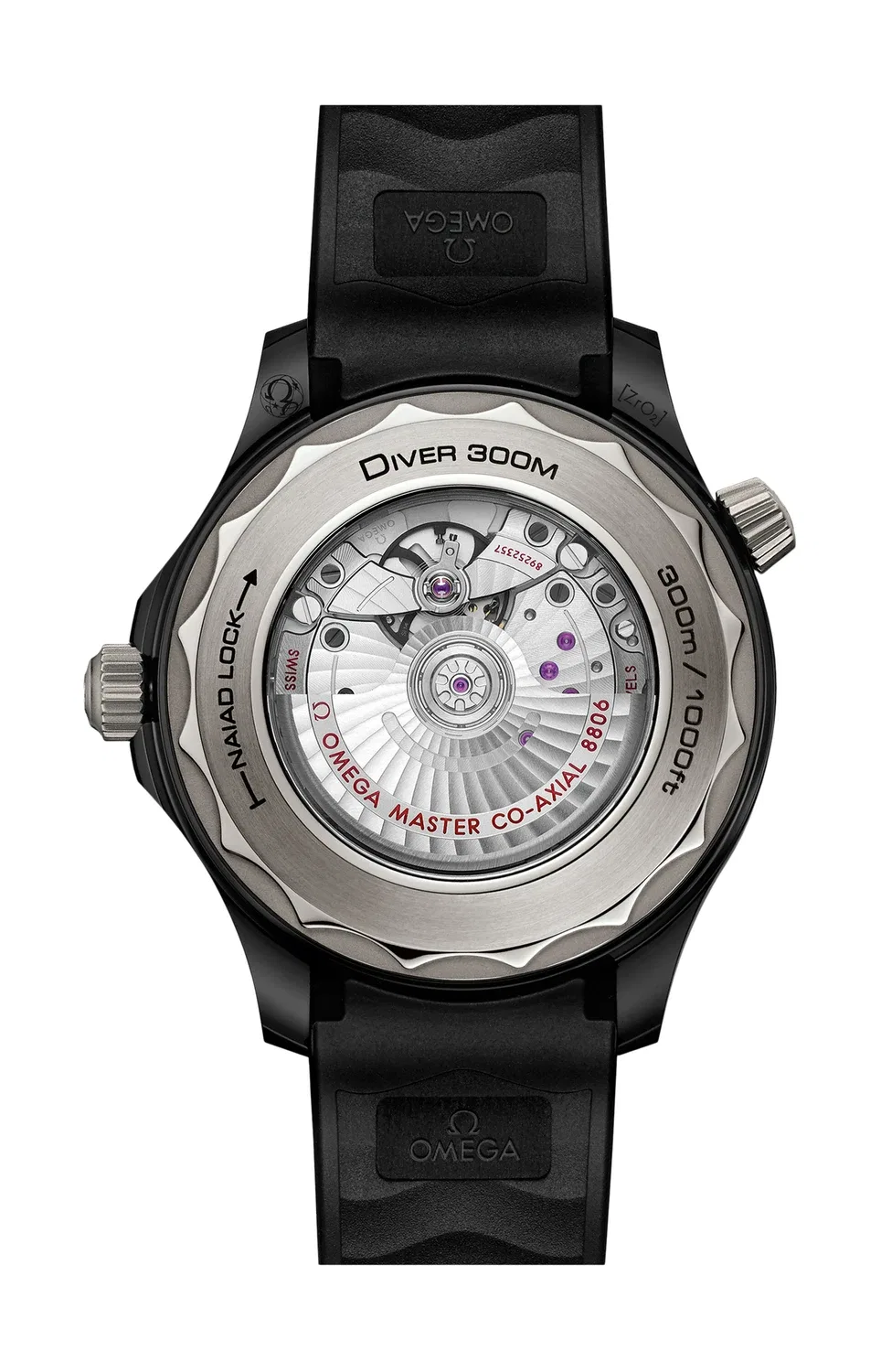 SEAMASTER DIVER 300M КЕРАМИКА И ТИТАН - 210.92.44.20.01.001 OMEGA, черный — фото 2