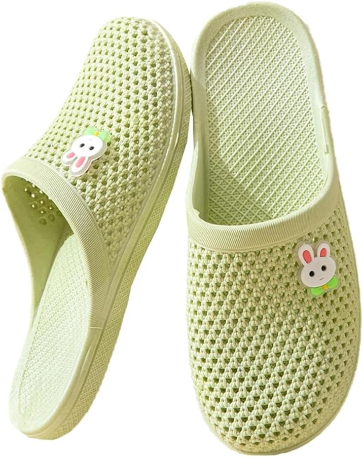 

Женские банные тапочки Caistre с отверстиями, легкие шлепанцы для ванной, для дома и улицы, противоскользящие, для бассейна и пляжа, зеленый