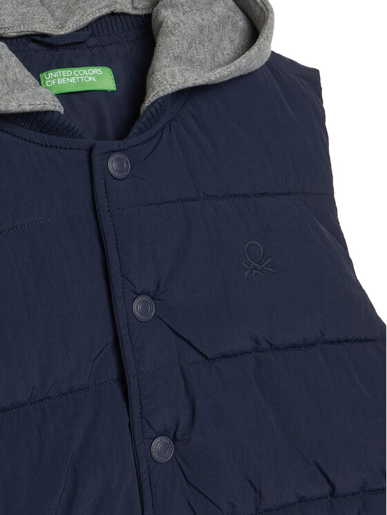 Жилет regular fit 2IGGCJ012 United Colors Of Benetton, синий — фото 4