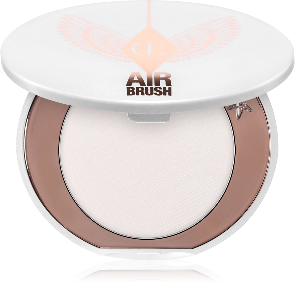 

Компактная пудра для безупречного результата с аэрографом, дорожный формат Charlotte Tilbury, atspalvis fair-medium 3,4 гр