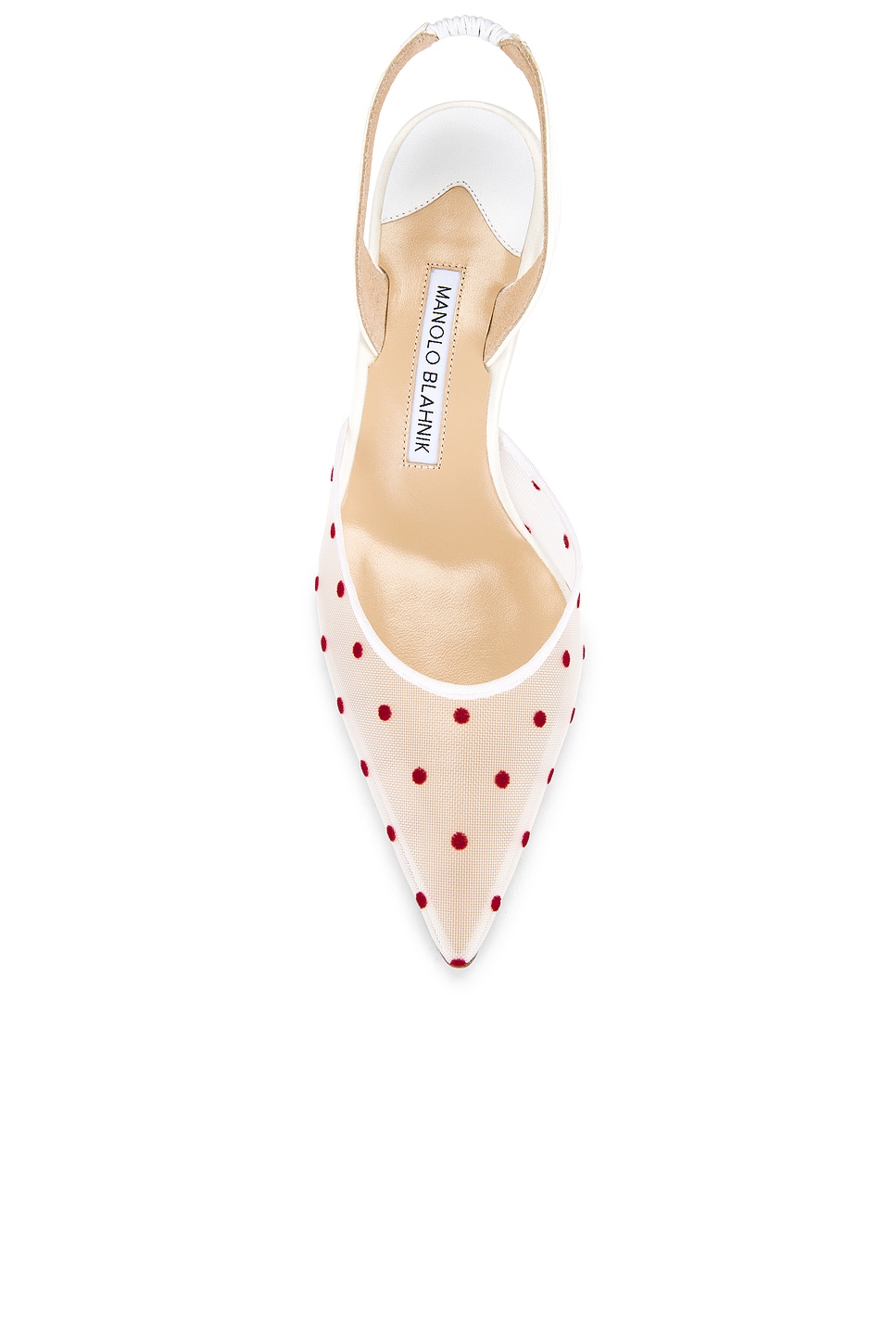 Carolyne 50 Туфли Manolo Blahnik, Yoth & Light Cream — фото 4