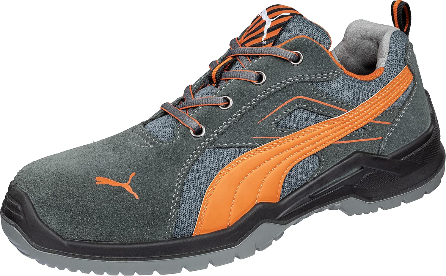 

Защитные рабочие ботинки PUMA Safety Omni Low S1P SRC с металлическим носком, дышащие, нескользящие, с защитой от проникновения (мужские), оранжевый