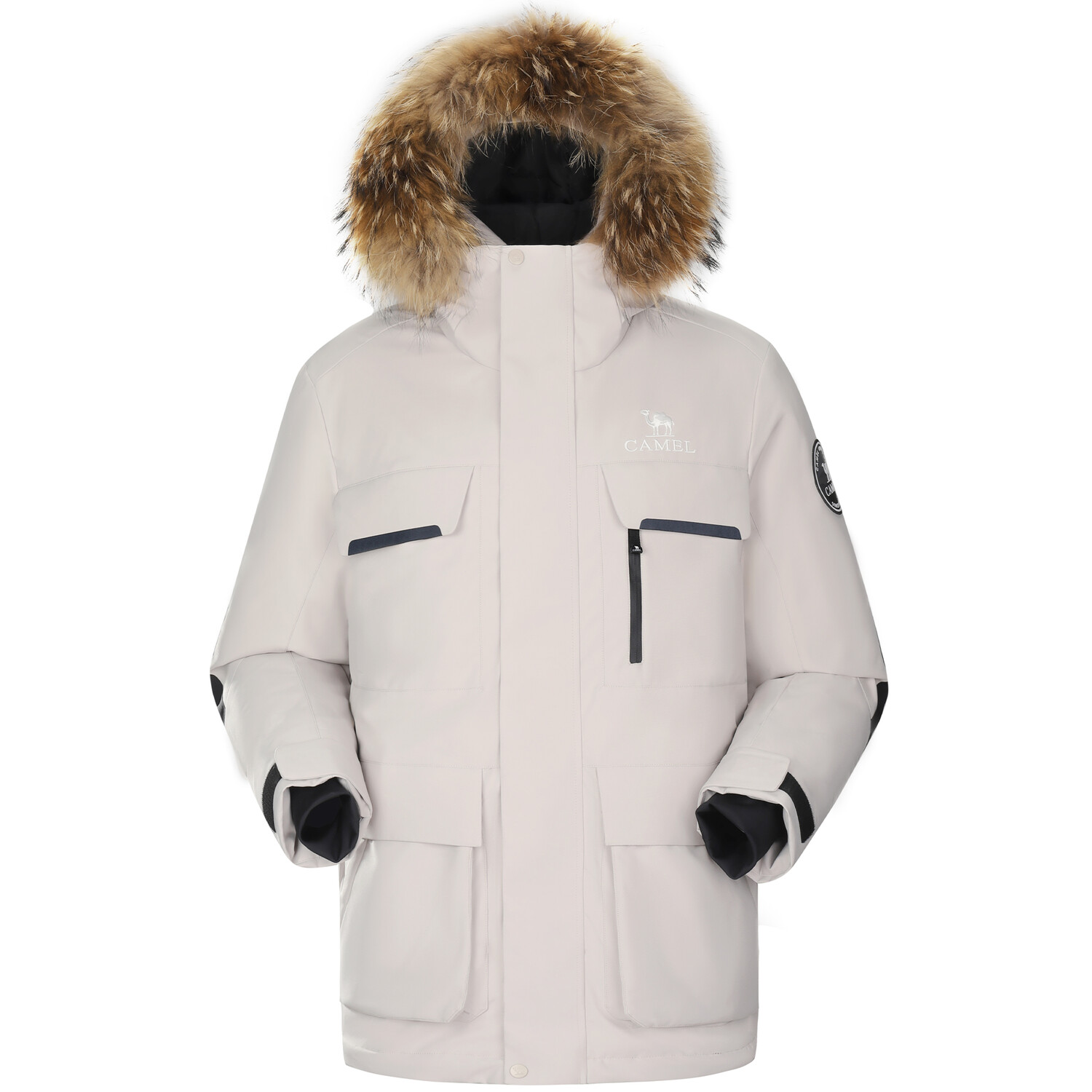 

Куртка-пуховик Extreme Cold унисекс Camel, цвет Ice Crystal Gray
