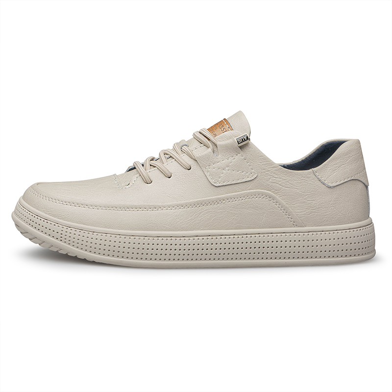 

Dao Tu Sen Мужские устойчивые к истиранию низкие скейтерские кеды Beige, цвет Beige-(82152)