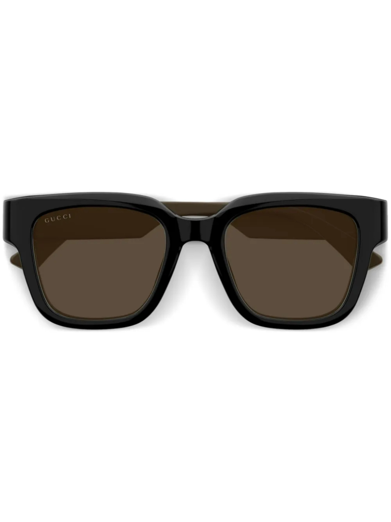 

Gucci Eyewear солнцезащитные очки в квадратной оправе, черный