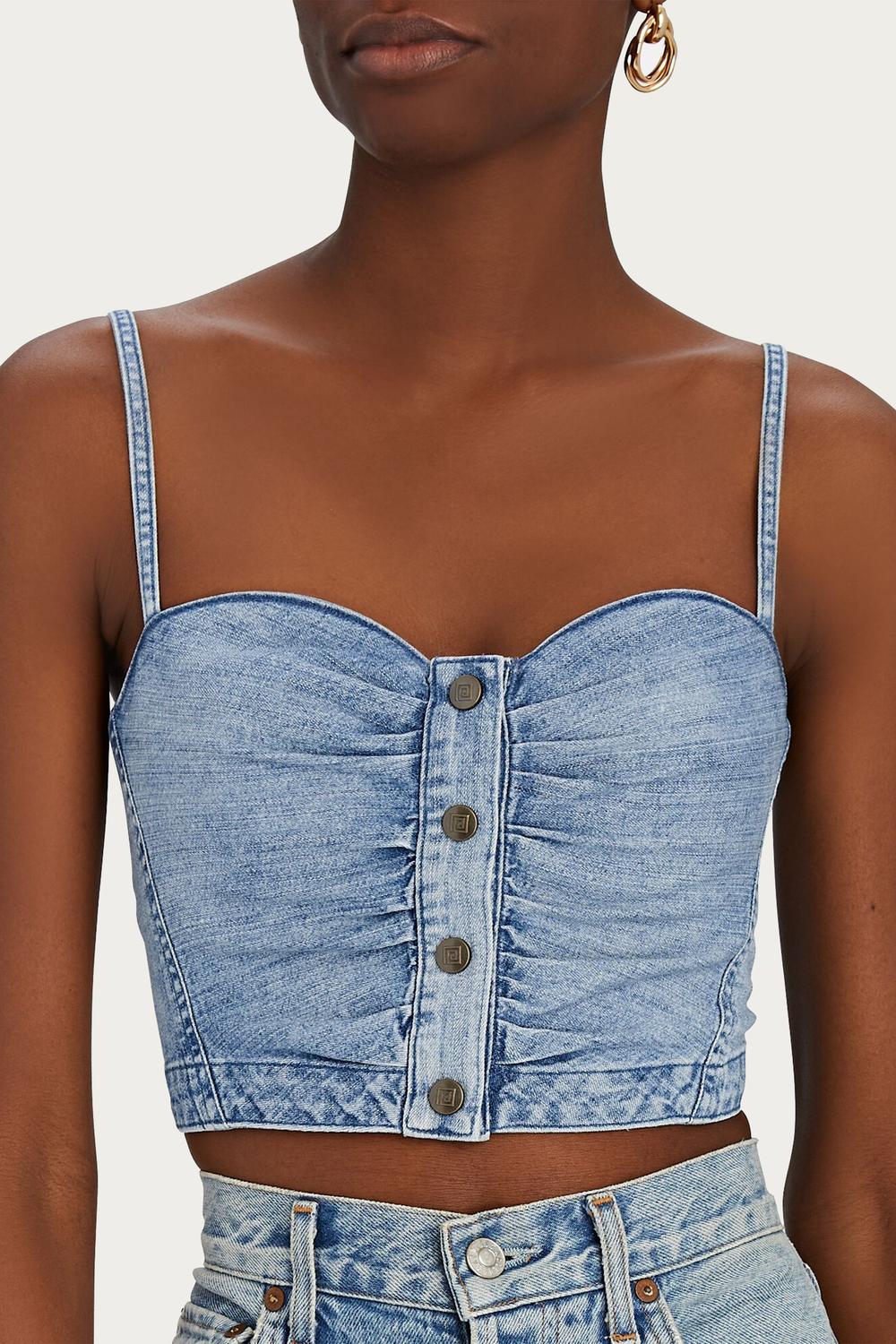 

Сильви Бюстье в дениме NOAM, цвет denim
