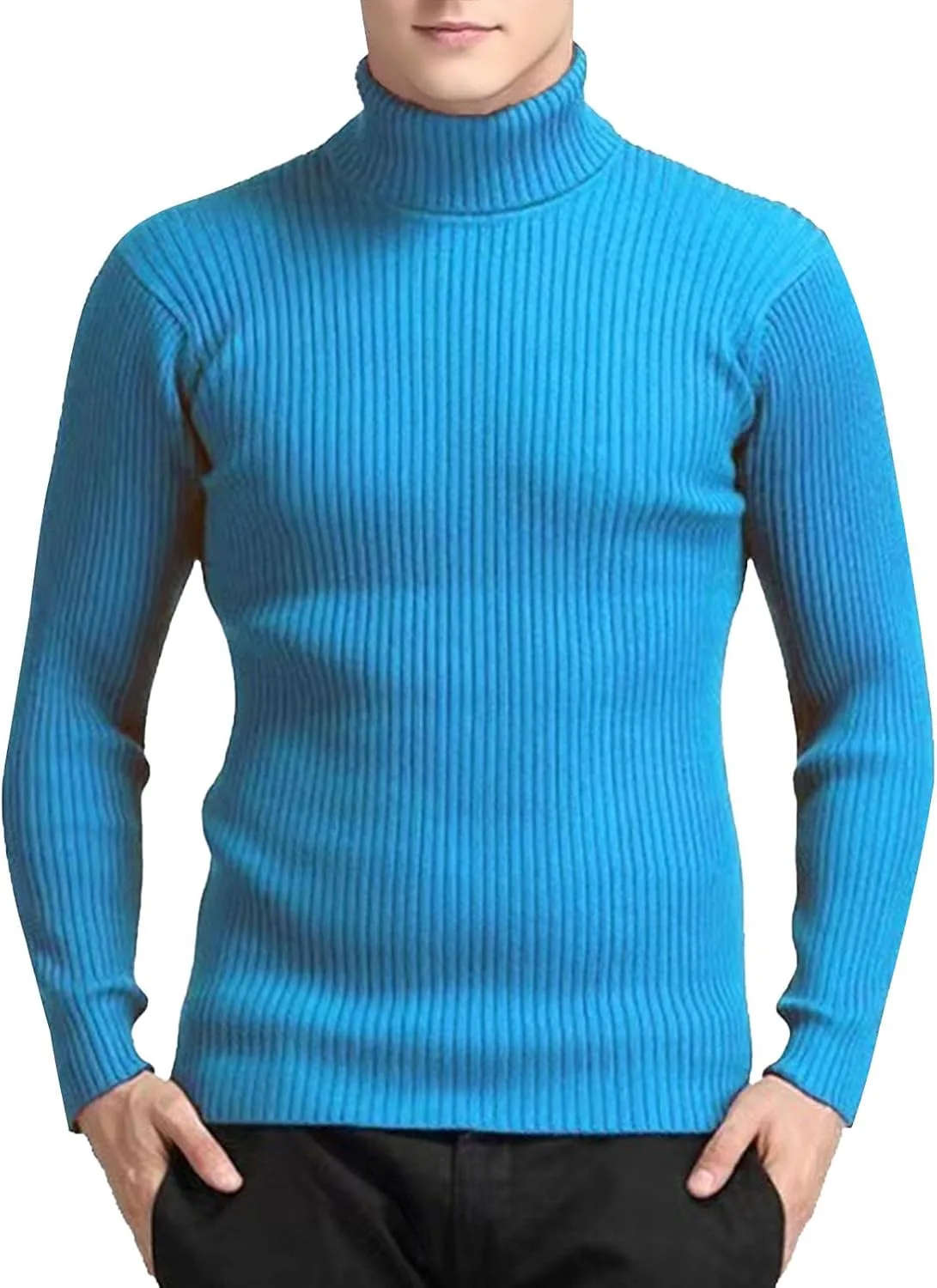 

Мужской свитер Slim Fit с рельефной вязкой SWJGLITTR