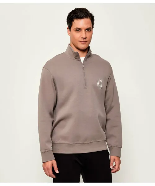 

Толстовка Regular fit Armani Exchange, коричневый