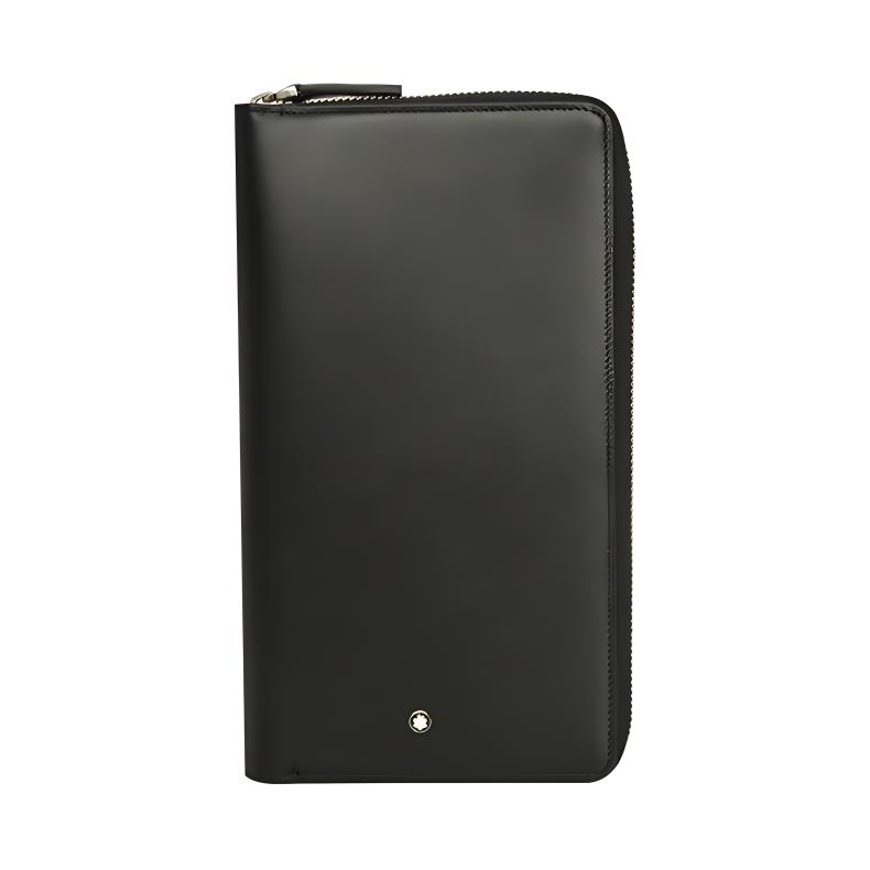 

MONTBLANC Кожаный кошелек Meisterstuck мужской черный