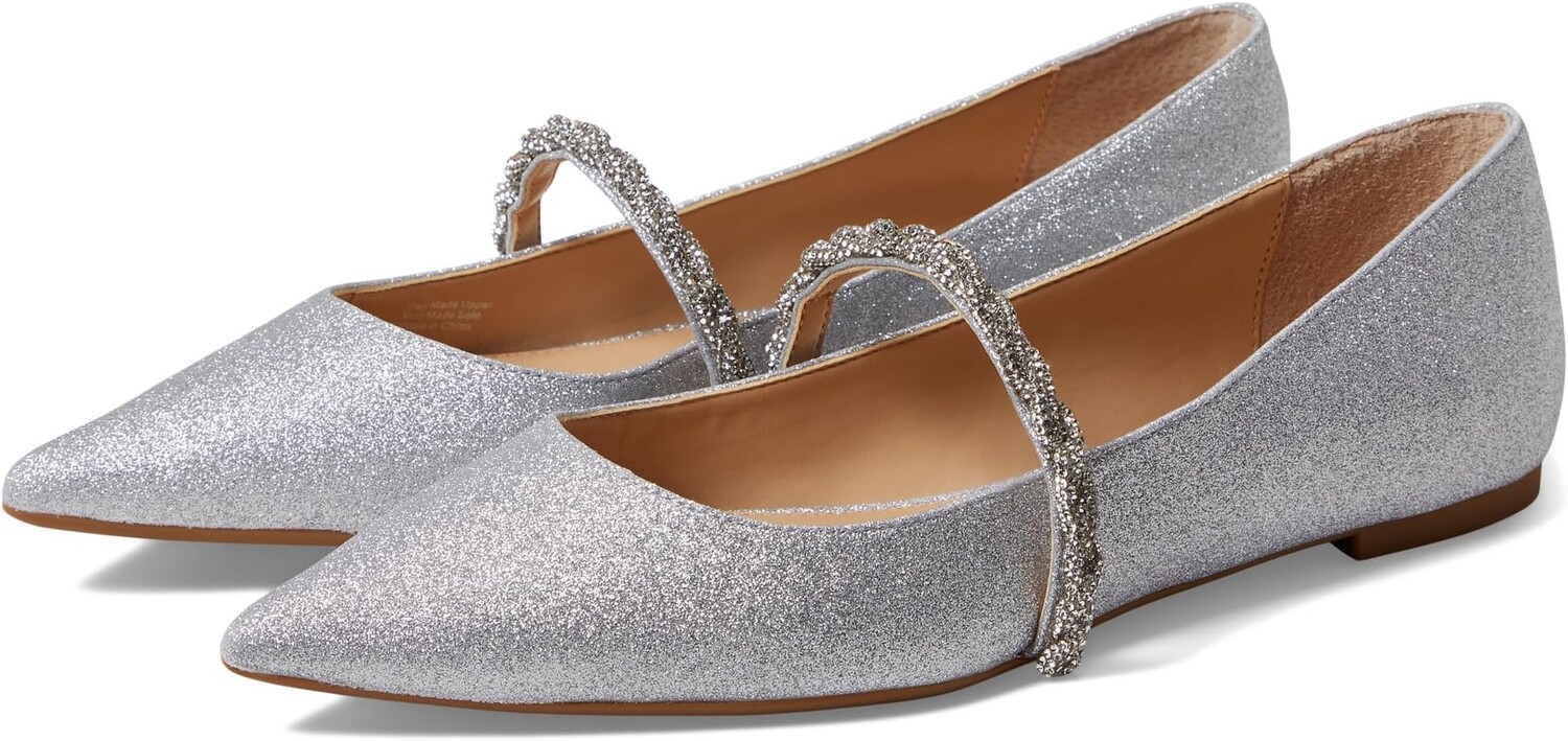 Балетки Vana Jewel Badgley Mischka, цвет Silver