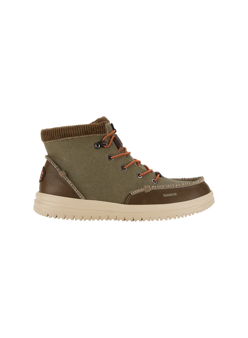

Высокие кроссовки BRADLEY CORDUROY COLLAR HEYDUDE, оливковый