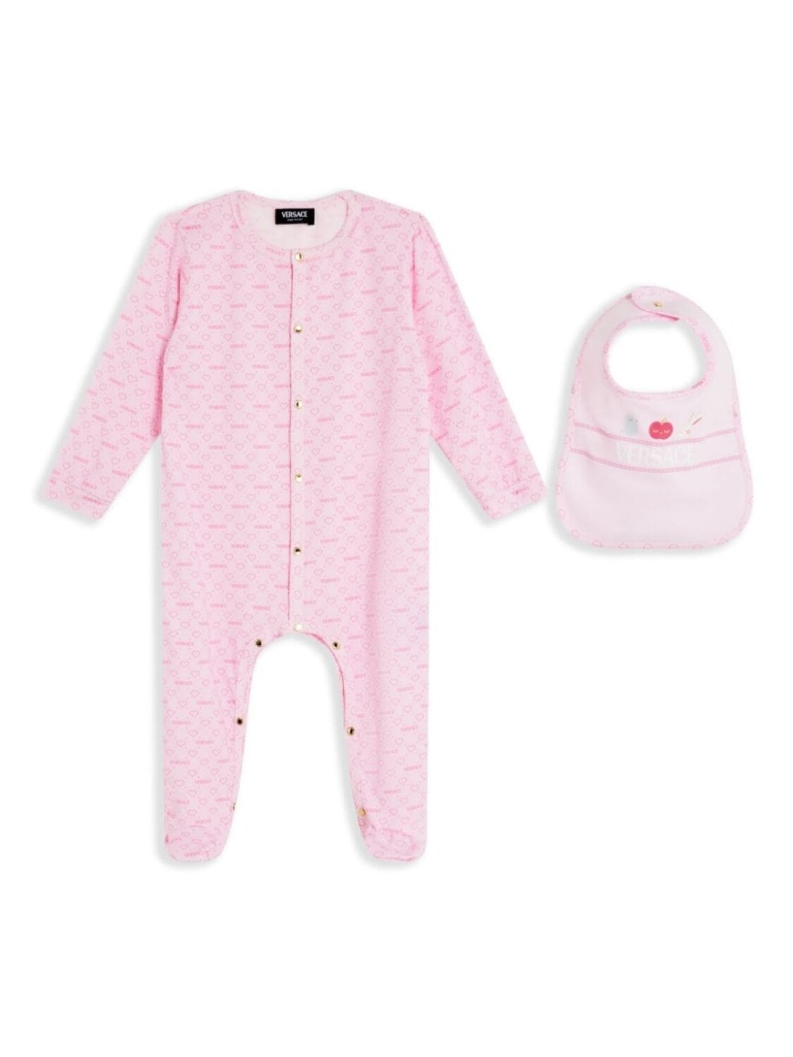 

Versace Kids комплект детской одежды с логотипом, розовый