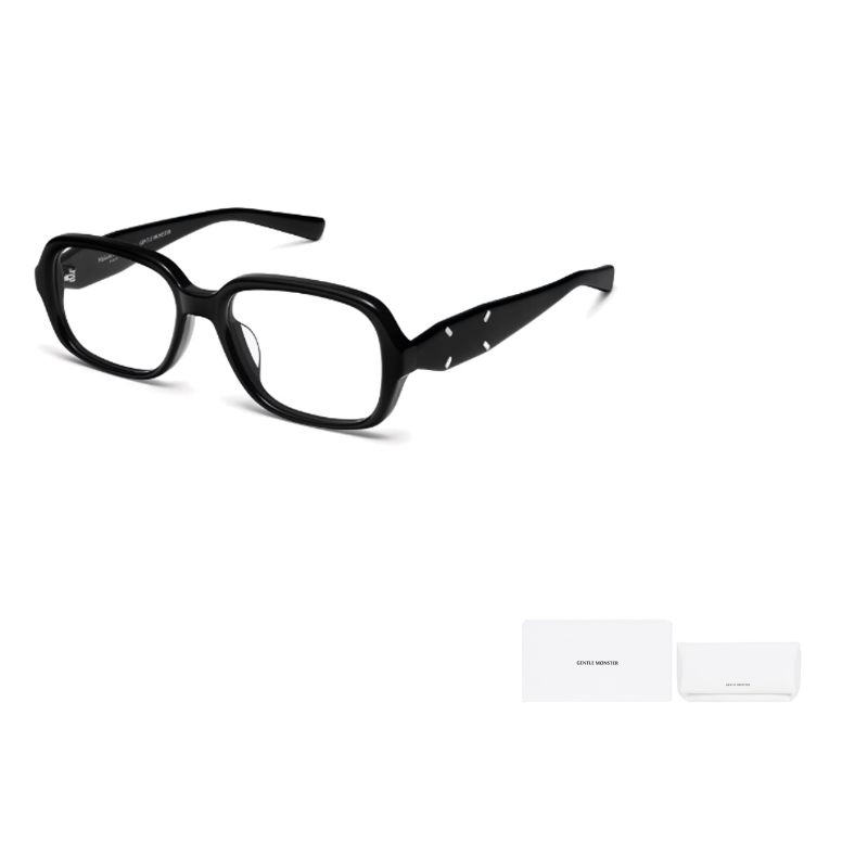 

GENTLE MONSTER Ацетатные очки нестандартной формы Unisex Black, Black