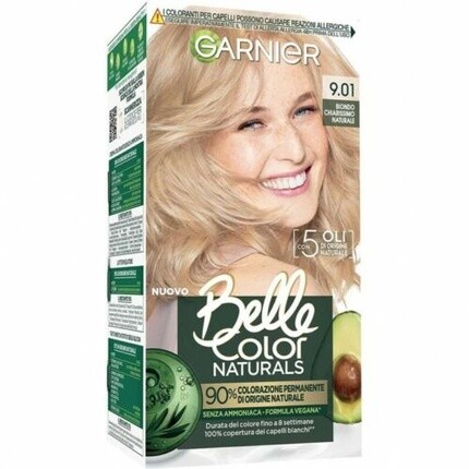 

Краска для волос Belle Color Naturals №9.01 Очень светлый блондин натуральный, Garnier