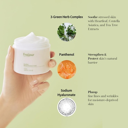 Крем для лица Fraijour — Heartleaf Blemish Moisture Korean Hydrating Gel-Cream for Acne-Prone Skin — фото 3