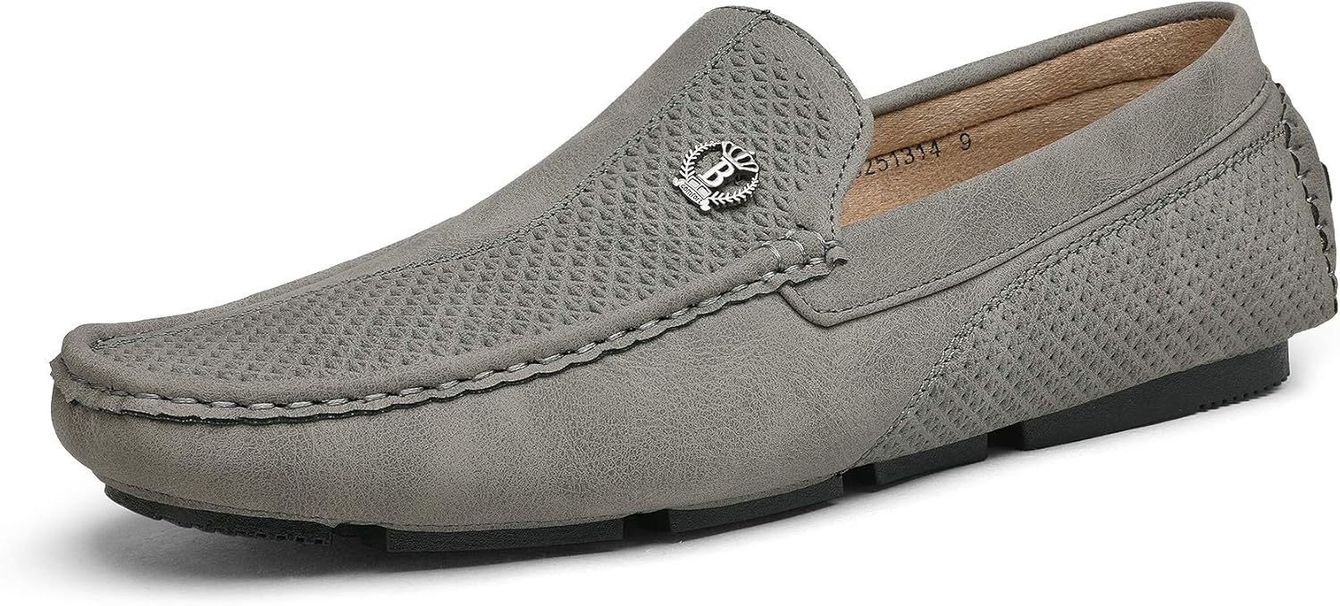 

Туфли-лоферы Bruno Marc Mens Penny Loafers Moccasins, серый