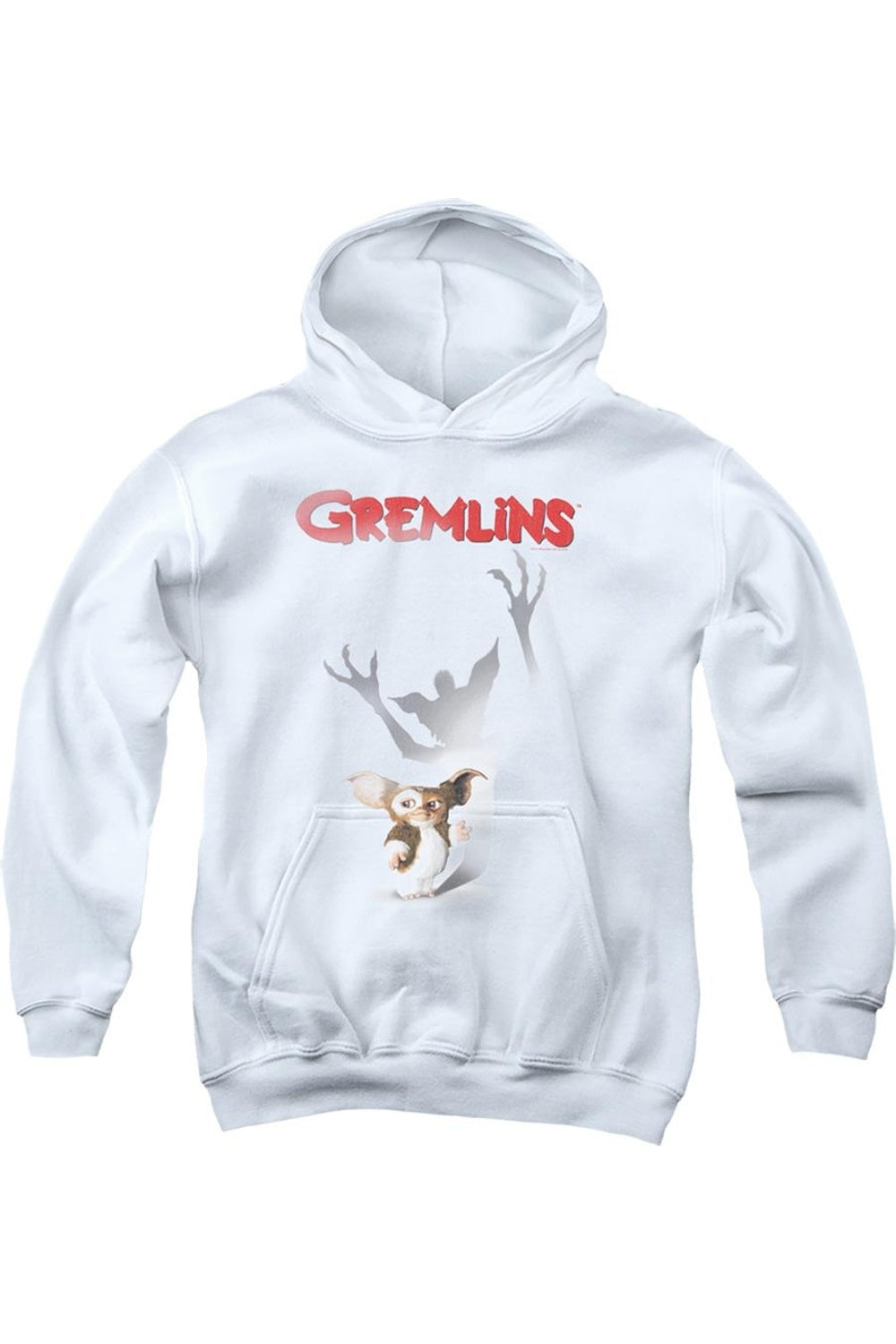 

Толстовка с капюшоном Gremlins Shadow Youth Gildan, белый