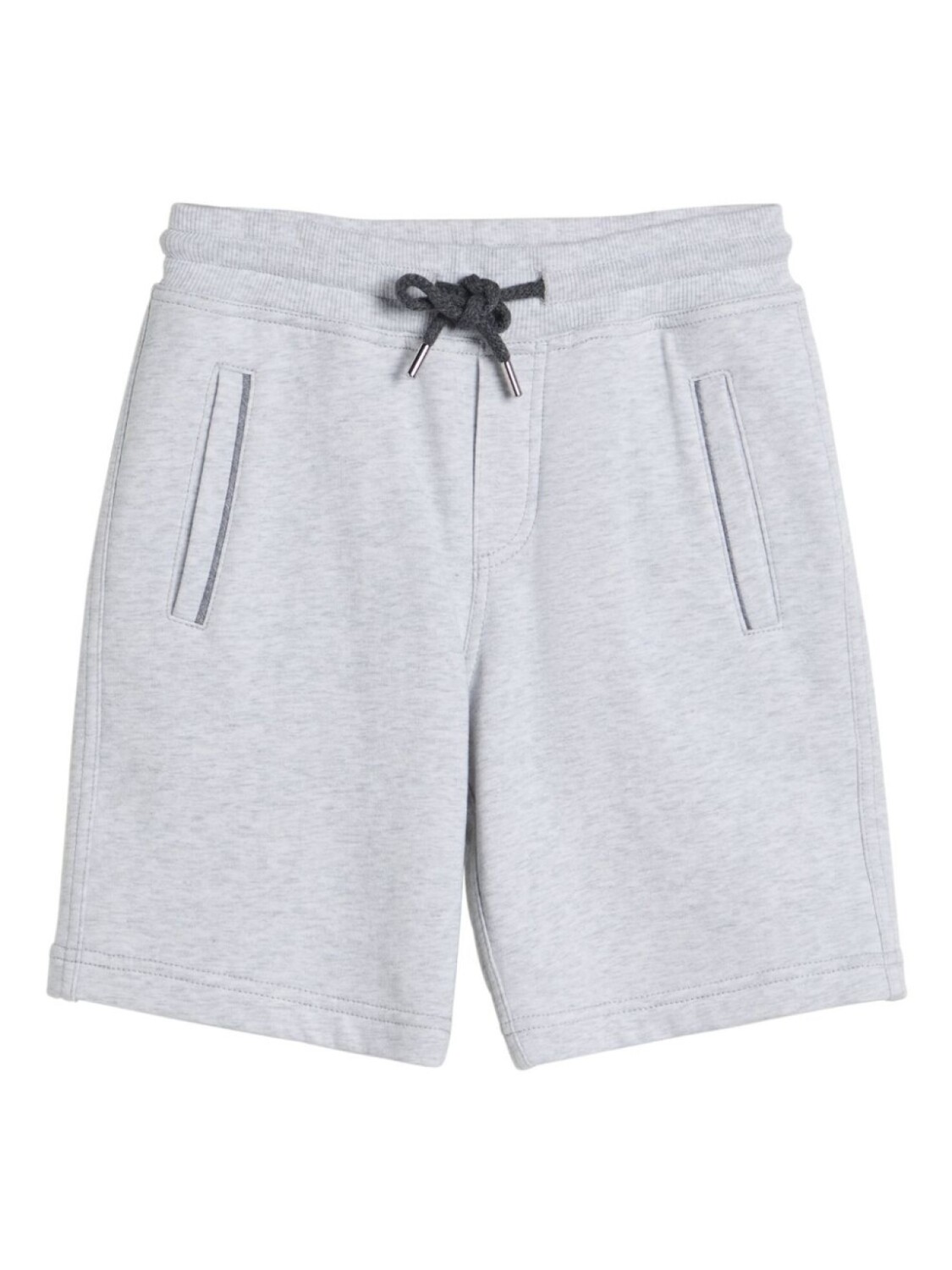 

Brunello Cucinelli Kids зауженные шорты-бермуды с кулиской, серый