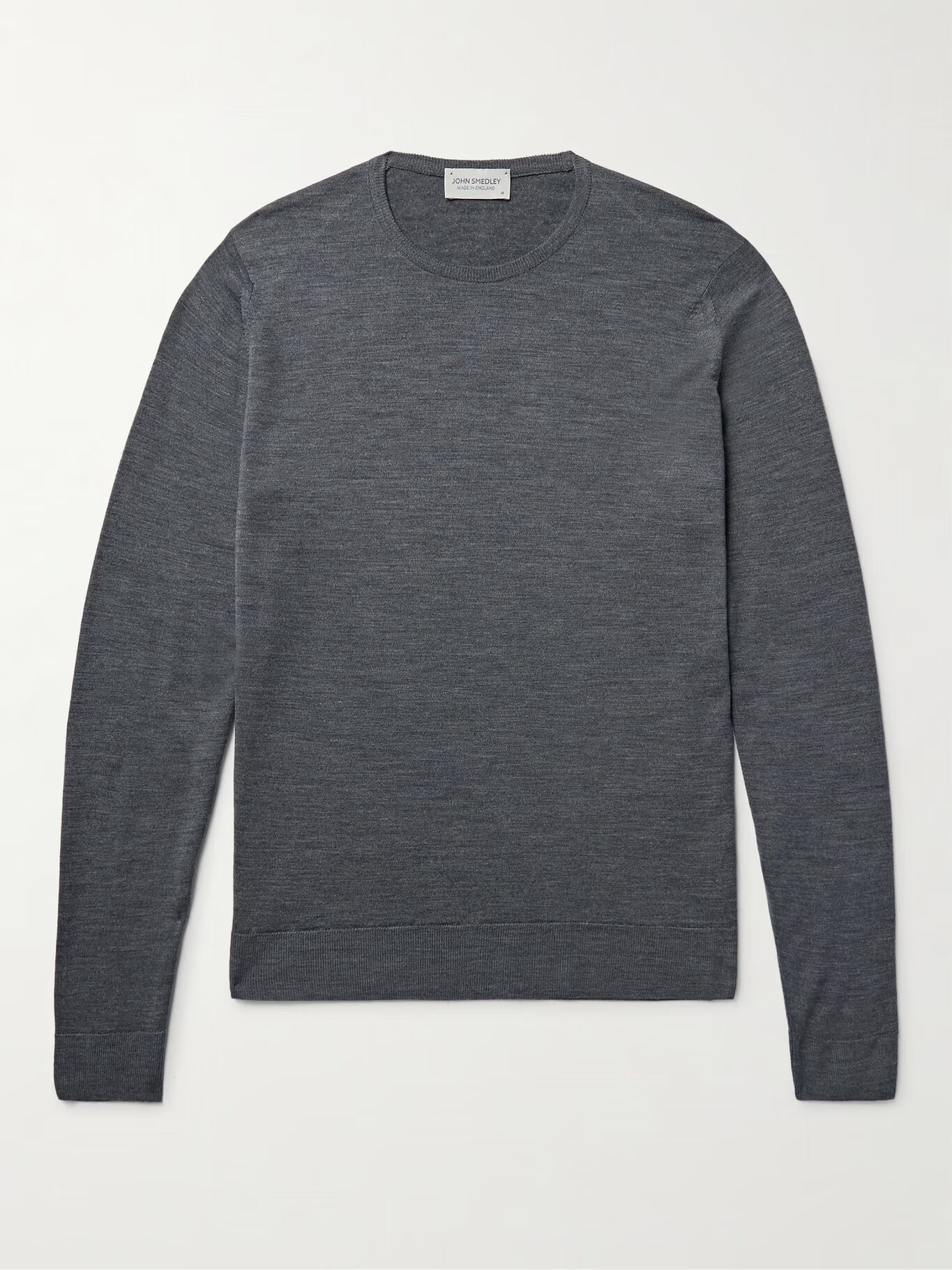 

Свитер Lundy Slim-Fit из мериносовой шерсти JOHN SMEDLEY, цвет Charcoal