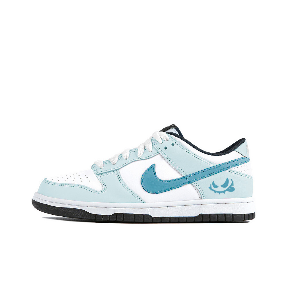 

Кроссовки Nike Dunk Skateboard Shoes Women's Low-Top White Blue, Синий, Кроссовки Nike Dunk Skateboard Shoes Women's Low-Top White Blue
