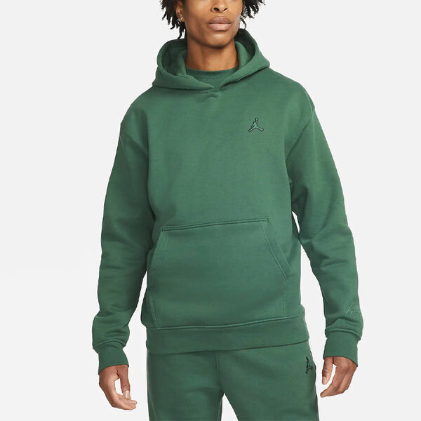 Толстовка Men's Air Jordan Essentials Embroidered Logo Sports Fleece Green, зеленый — фото 3