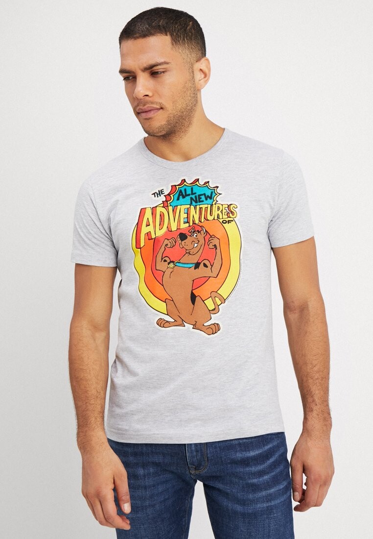 

Футболка с принтом SCOOBY DOO ALL NEW ADVENTURES LOGOSHIRT, цвет grey