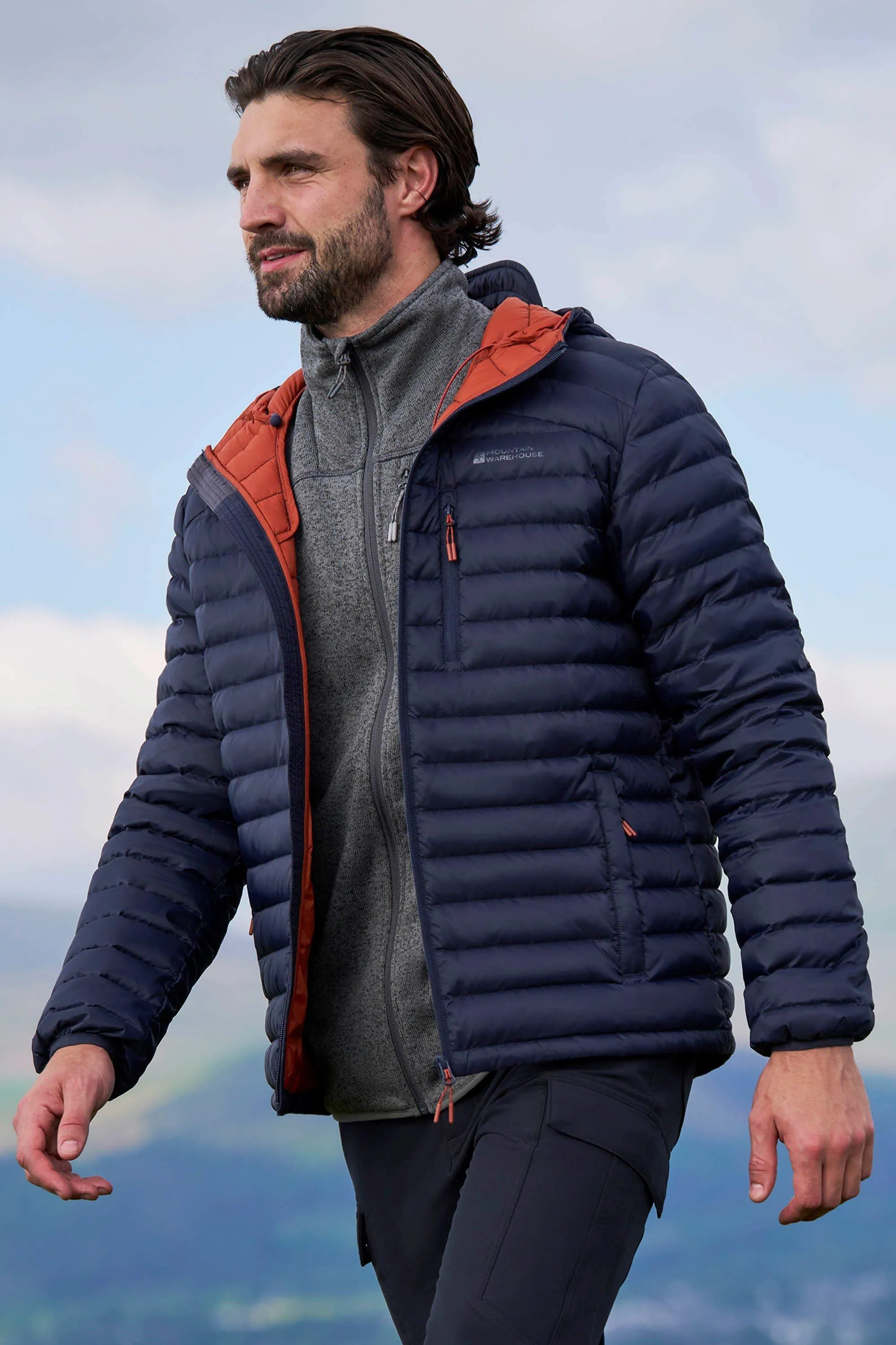 

Пуховик Водостойкое зимнее пальто Mountain Warehouse, черный