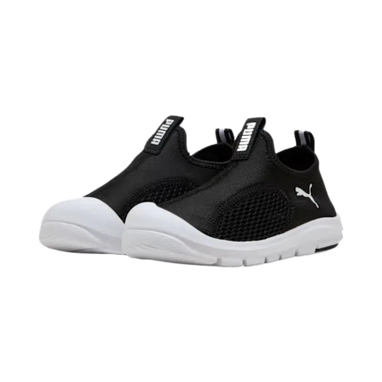 Детские сандалии low top для детей 3-7 лет PUMA, Black/White — фото 4