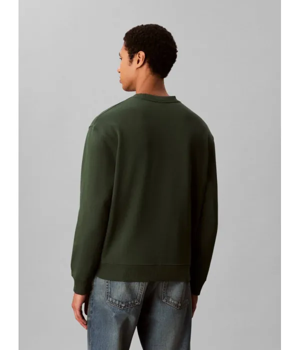 Махровая толстовка Regular fit Calvin Klein, зеленый — фото 3