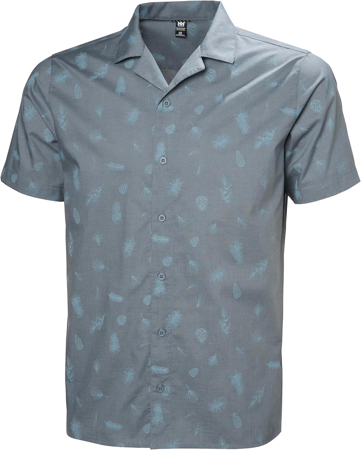 

Helly-Hansen Holmen Ss Shirt - мужская повседневная футболка с коротким рукавом, легкая, дышащая ткань, идеально для летних прогулок Helly Hansen, 601 Washed Navy, Серый, Helly-Hansen Holmen Ss Shirt - мужская повседневная футболка с коротким рукавом, лег