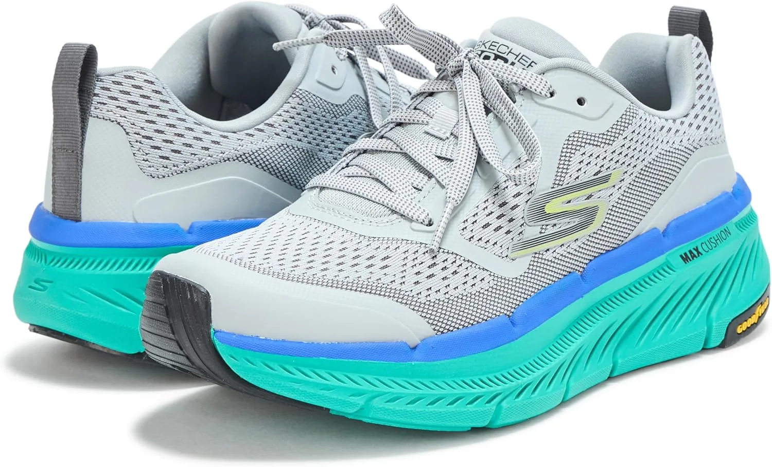 Мужские беговые кроссовки Skechers Max Cushioning Premier Vantage 2.0, серый — фото 3