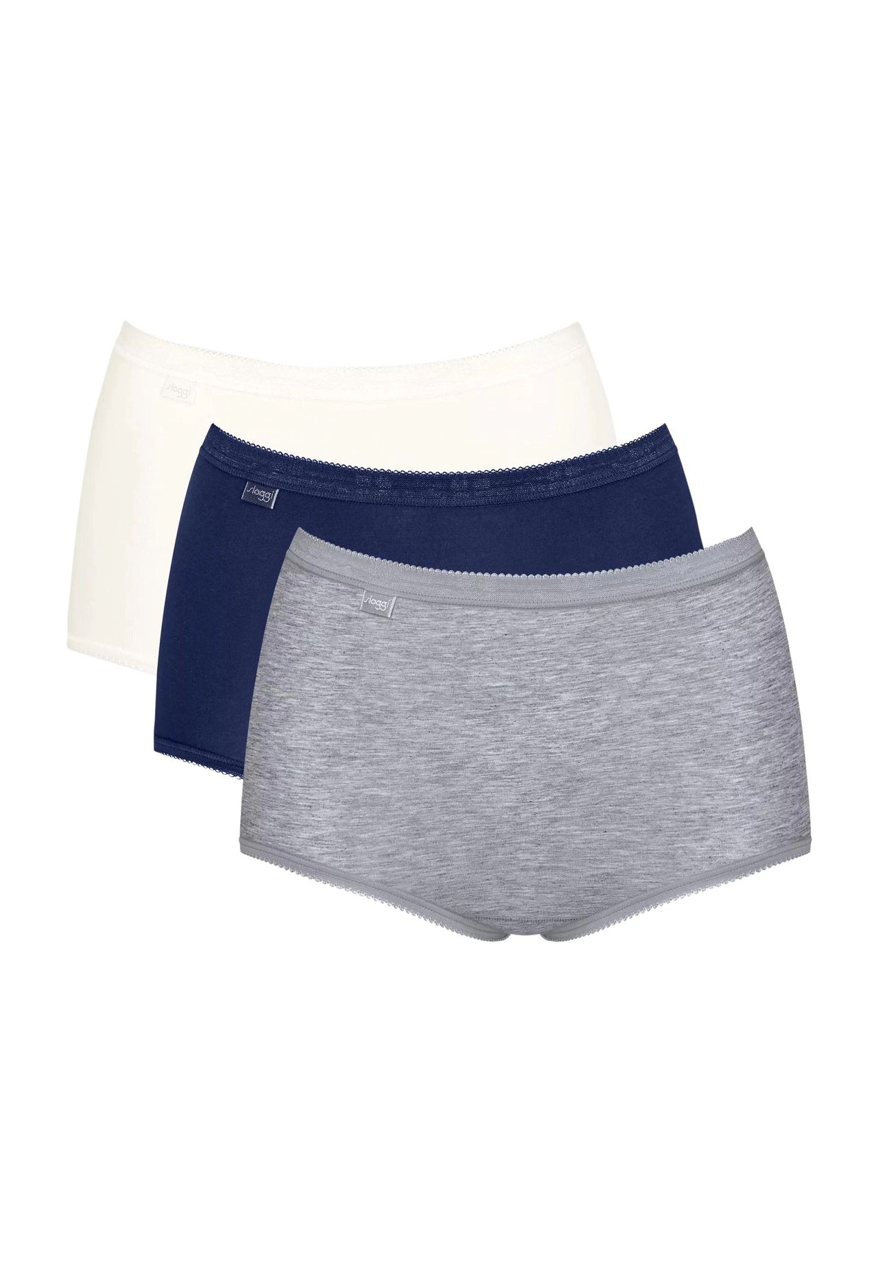 

Трусы макси Sloggi Basic+, 3 шт, женские Sloggi, цвет Multiple Colour 17