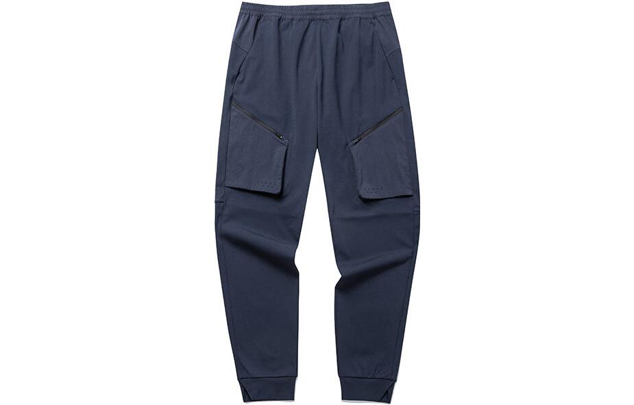 

ANTA Разнообразие тренировочной коллекции вязаные спортивные штаны Men's Navy Blue